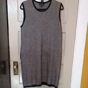 ChArlie Paige Sleeveless Gray Sweater  Dress